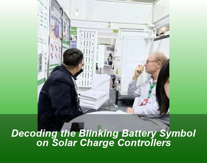 Decoding the Blinking Battery Symbol on Solar Charge Controllers